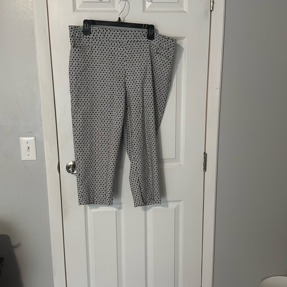 George 2X -18w-20W Black and White Diamond Pattern - Picture 1 of 2